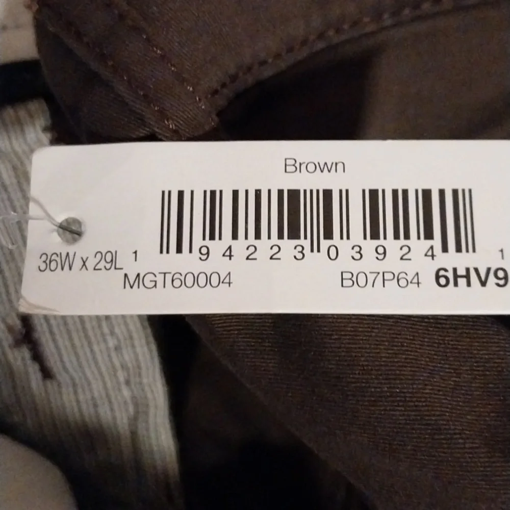 Goodthread Men's Athletic-Fit 5-Pocket Comfort Chino Pants NWT Size 36W X 34L